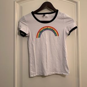 “No Bad Vibes” Rainbow T-Shirt